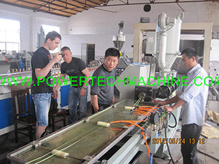 Экструзионная линия для производства трубок и профилей из полипропилена